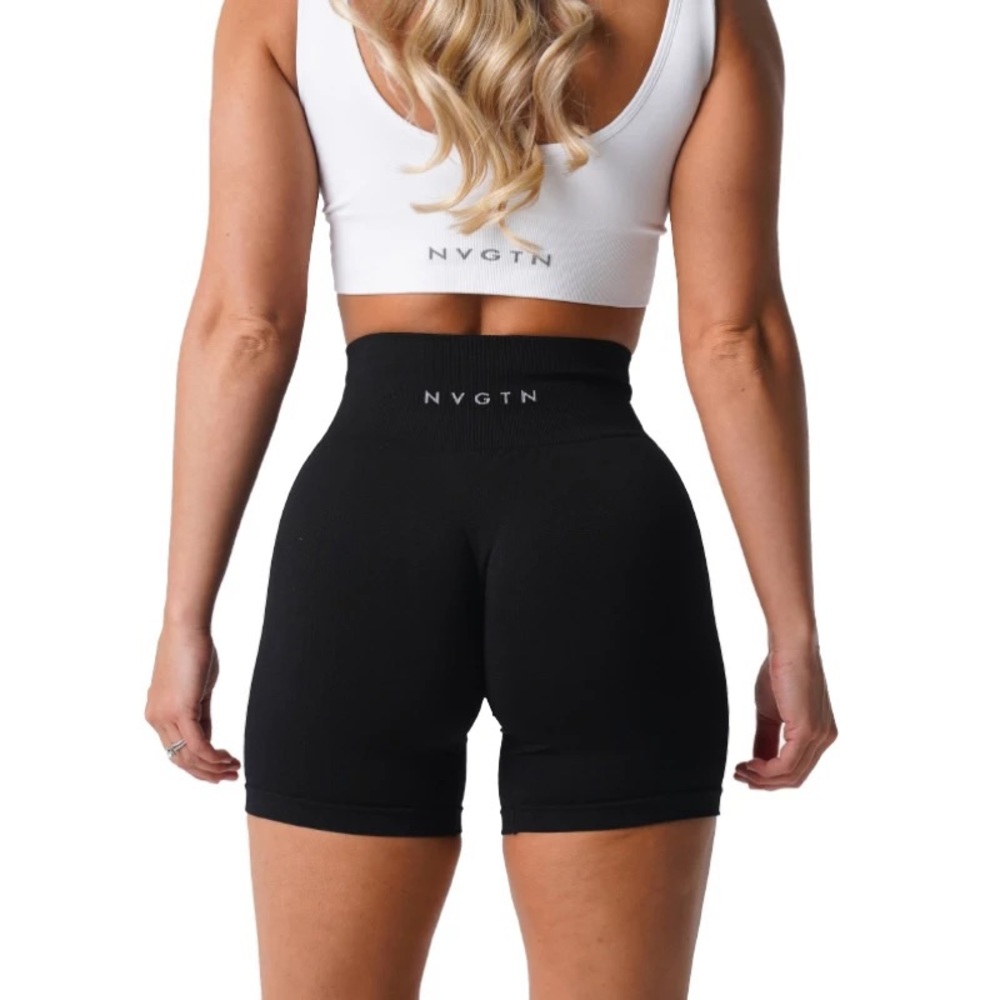 NVGTN Women's High Rise Shorts In Black  NEW Size Small